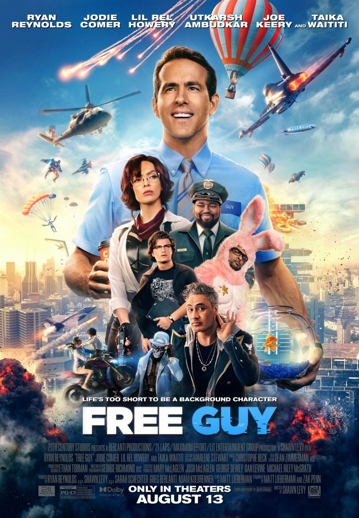 Action comedy "FREE GUY" reveals new trailer and poster.