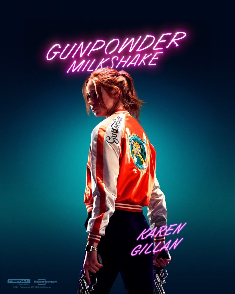 Female version of "John Wick" "Gunpowder Milkshake" reveals character posters.