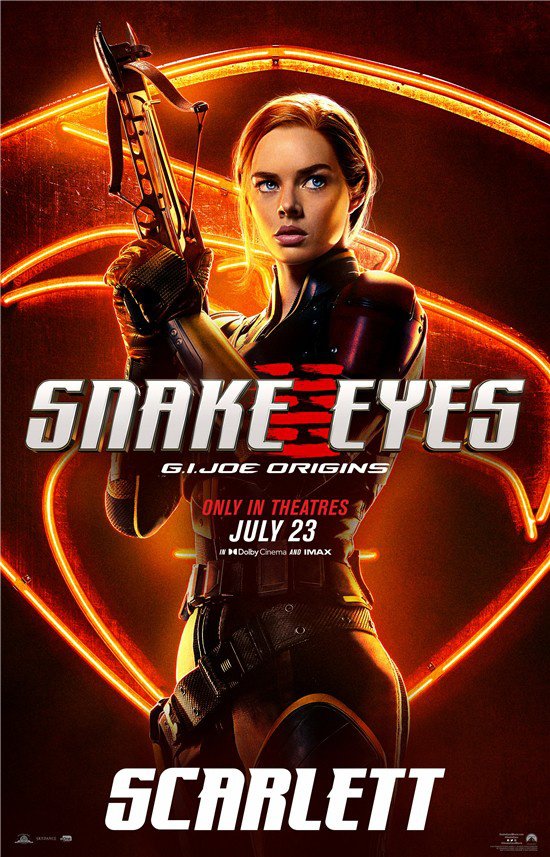"Snake Eyes" reveals a dynamic poster, and all the protagonists appear.