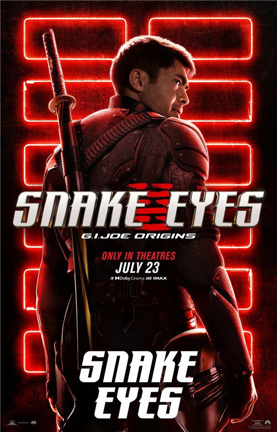 "Snake Eyes" reveals a dynamic poster, and all the protagonists appear.