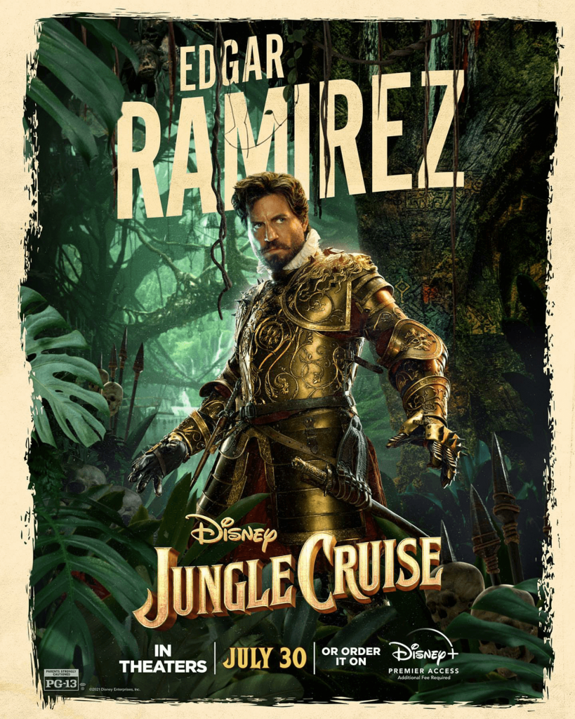 "Jungle Cruise" released the latest character poster