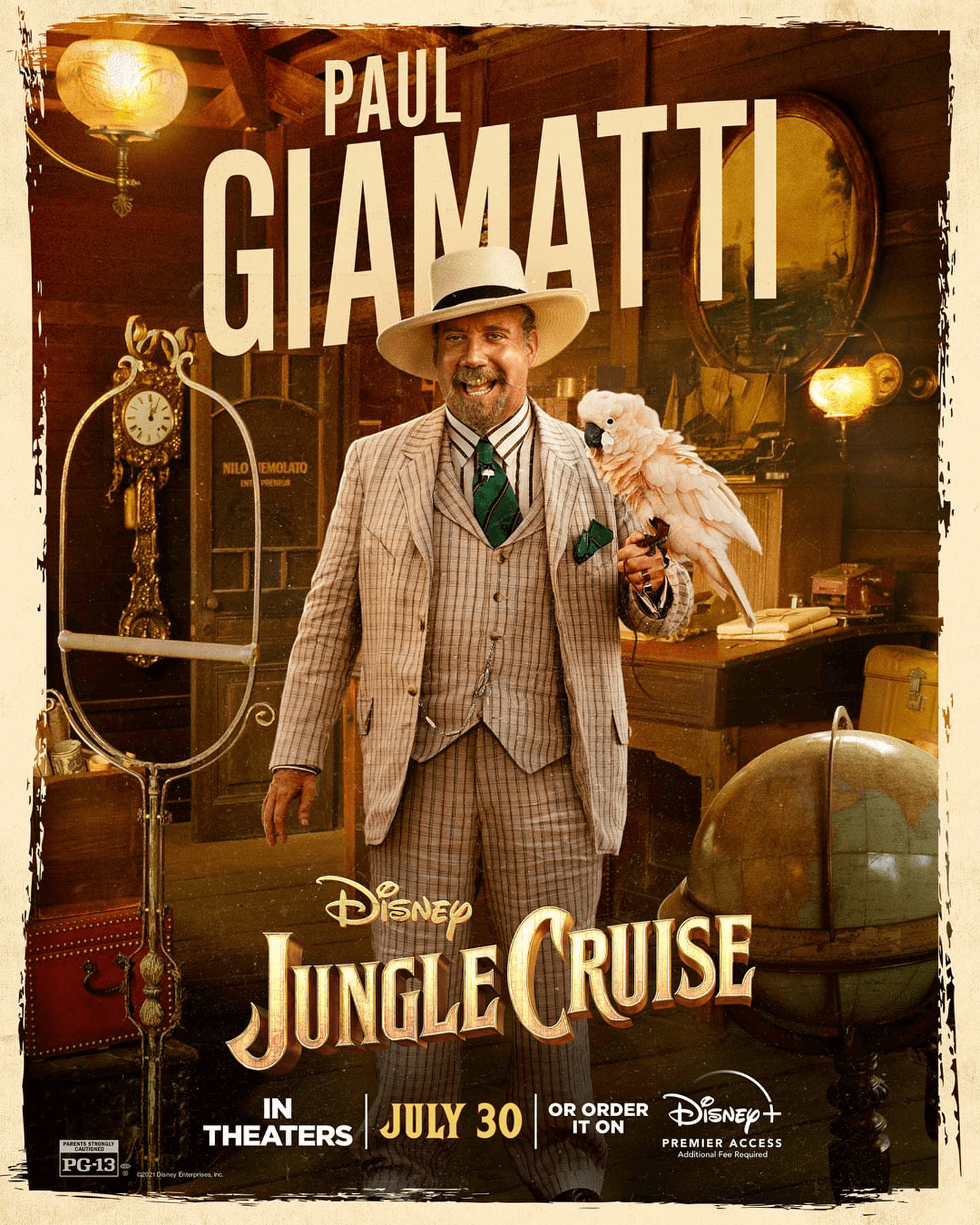 "Jungle Cruise" released the latest character poster