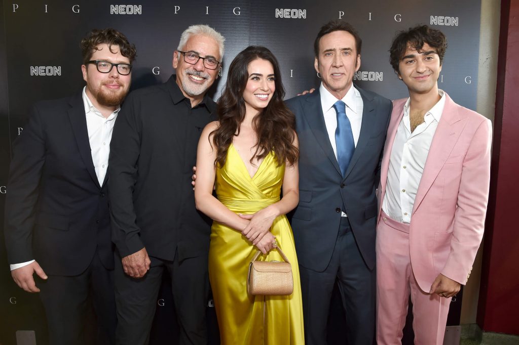 Nicolas Cage and his wife appeared at the premiere of "Pig"