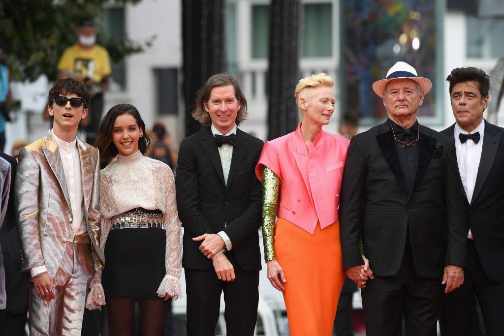 "The French Dispatch" premiered in Cannes