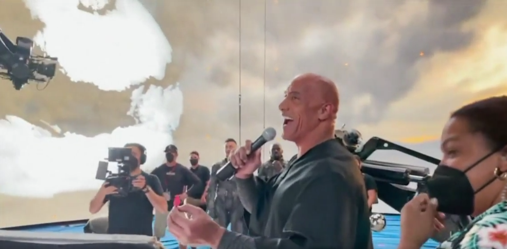 The filming of "Black Adam" ended