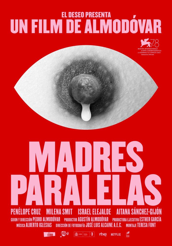 Almodovar's "Madres paralelas" releases a leading poster