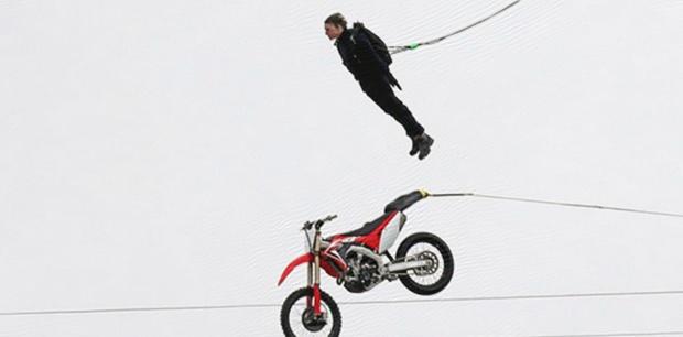 "Mission: Impossible 7" partly completes in the UK, CinemaCon showcases motorcycle flyby footage