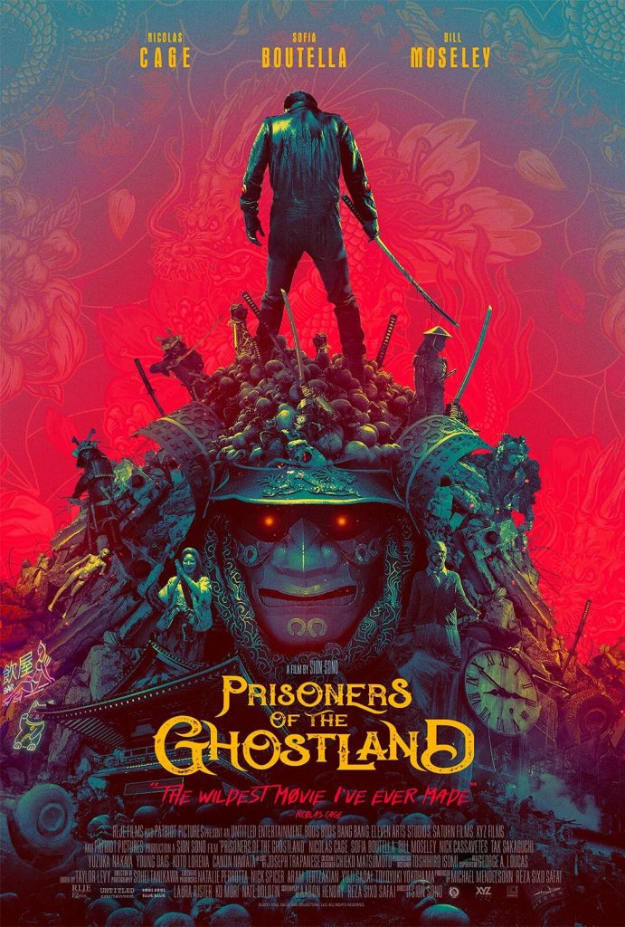 Nicholas Cage's "Prisoners of the Ghostland" exposure stills and posters
