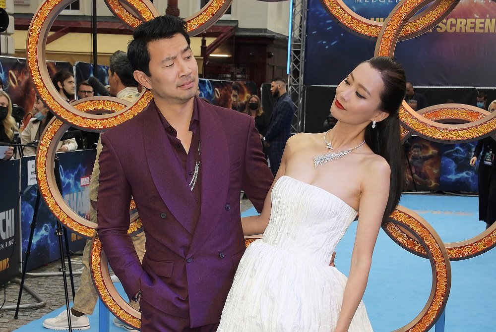 "Shang-Chi and the Legend of the Ten Rings" London premiere Michelle Yeoh and Fala Chen are in the same frame