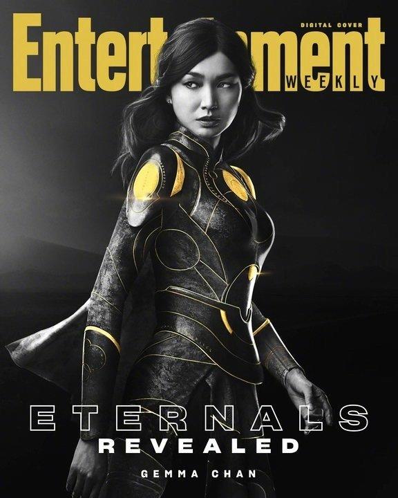 "The Eternals" characters appear on the cover of "Entertainment Weekly"