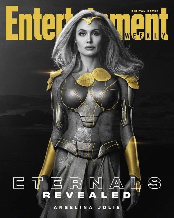 "The Eternals" characters appear on the cover of "Entertainment Weekly"