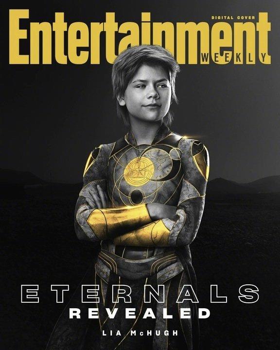 "The Eternals" characters appear on the cover of "Entertainment Weekly"