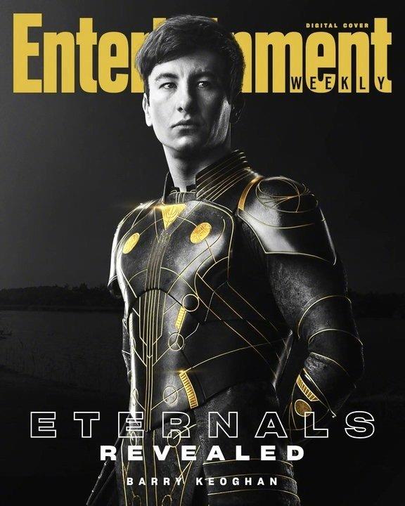 "The Eternals" characters appear on the cover of "Entertainment Weekly"