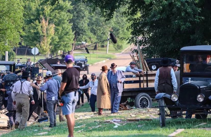 The latest live photos of "Killers of the Flower Moon"! 