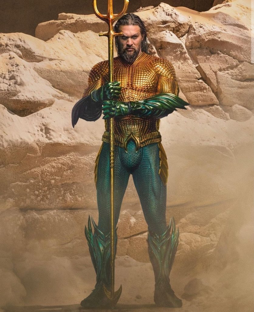 "Aquaman and the lost kingdom" announces Aquaman's new tabard
