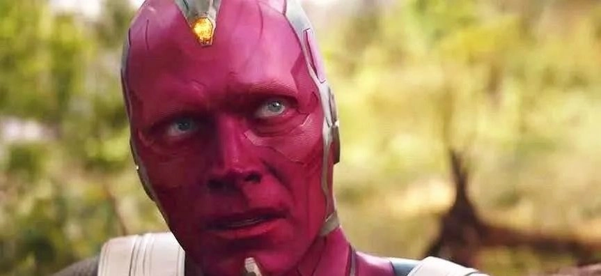 "Avengers 3", after Vision is reversed by time, does he remember the previous explosion?