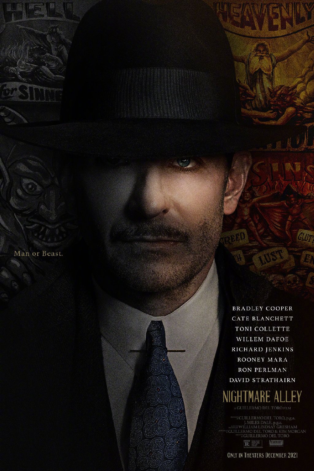 Bradley Cooper's new film "Nightmare Alley" reveals new poster