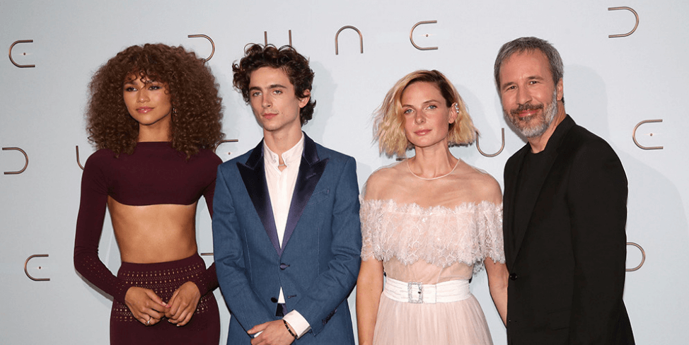 "Dune" airborne in Paris, Chalamet has sharp eyes, and Zendaya is sexy and eye-catching