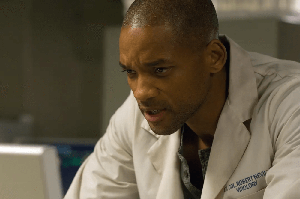 "I Am Legend": a template for apocalyptic games, one person and one dog guarding the zombie city