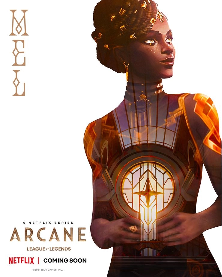"LOL" first animated series "Arcane: League of Legends" reveals character posters