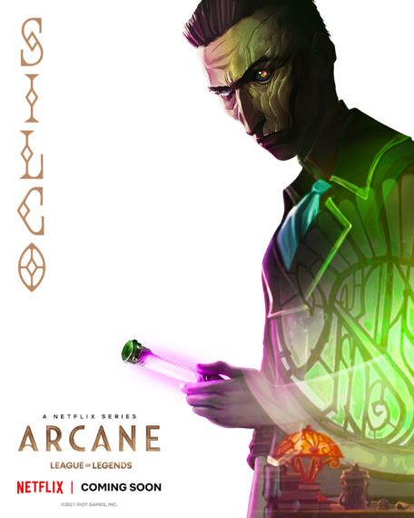 "LOL" first animated series "Arcane: League of Legends" reveals character posters