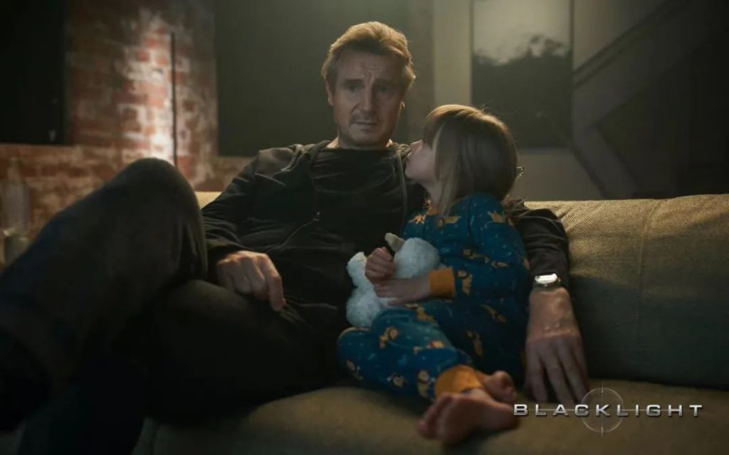 Liam Neeson's latest action film "Blacklight" is scheduled to be released in the United States next February
