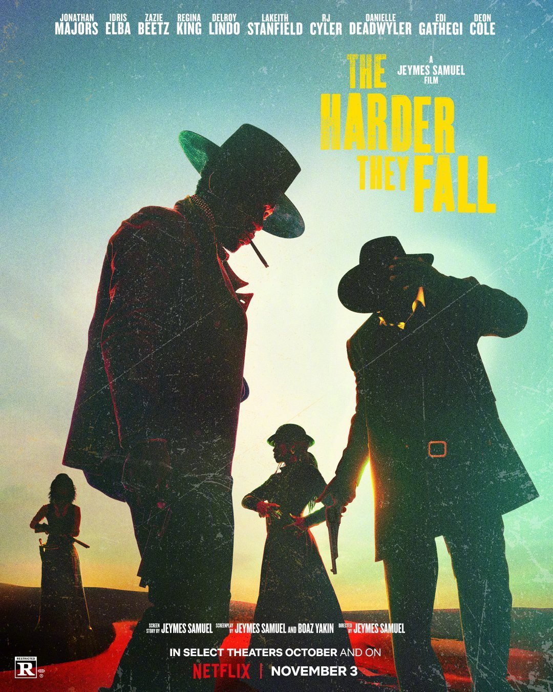 Netflix's "The Harder They Fall" revealed the official trailer and poster