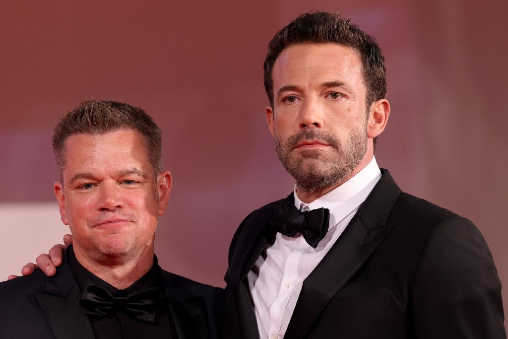 The crew of "The Last Duel" appears at the Venice Film Festival