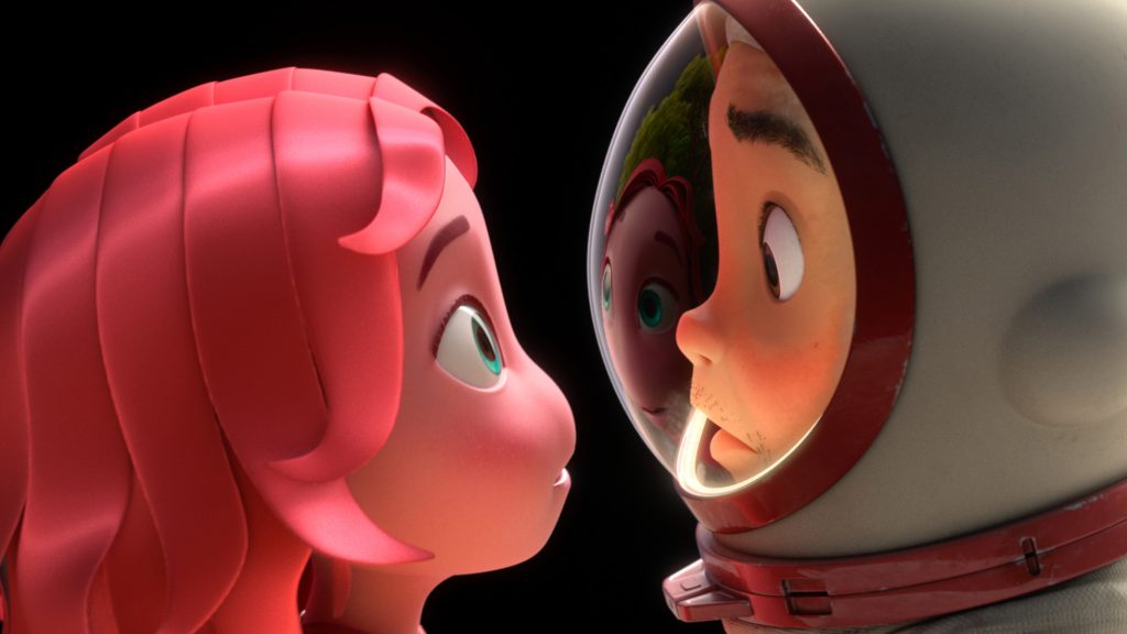 The short film "Blush" produced by John Lasseter will be launched on 10.1