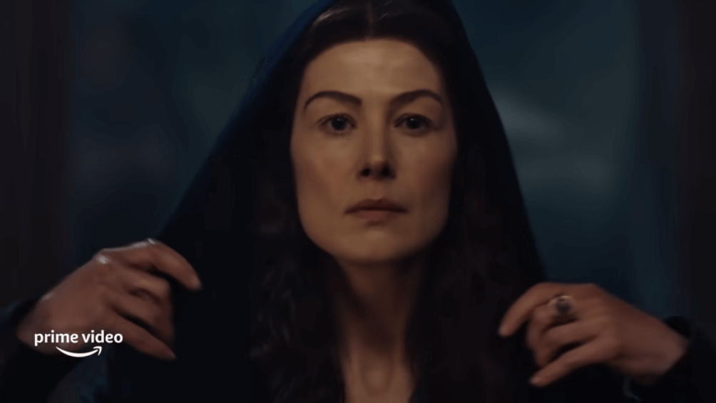 The trailer for "The Wheel of Time" starring Rosamund Pike is released