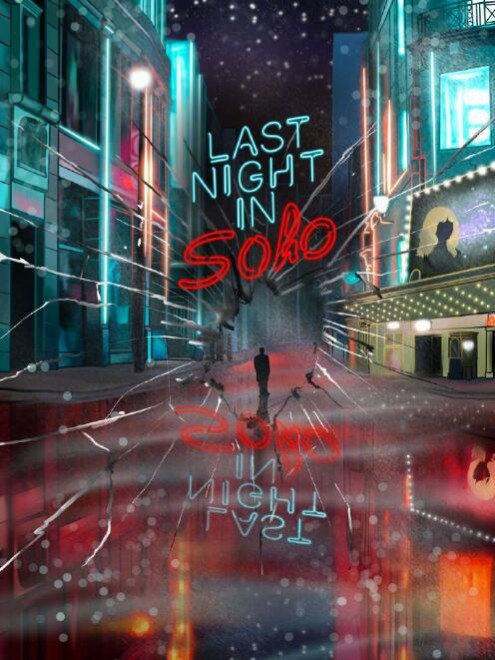 Time and space reverse! "Last Night in Soho" reveals the latest art poster