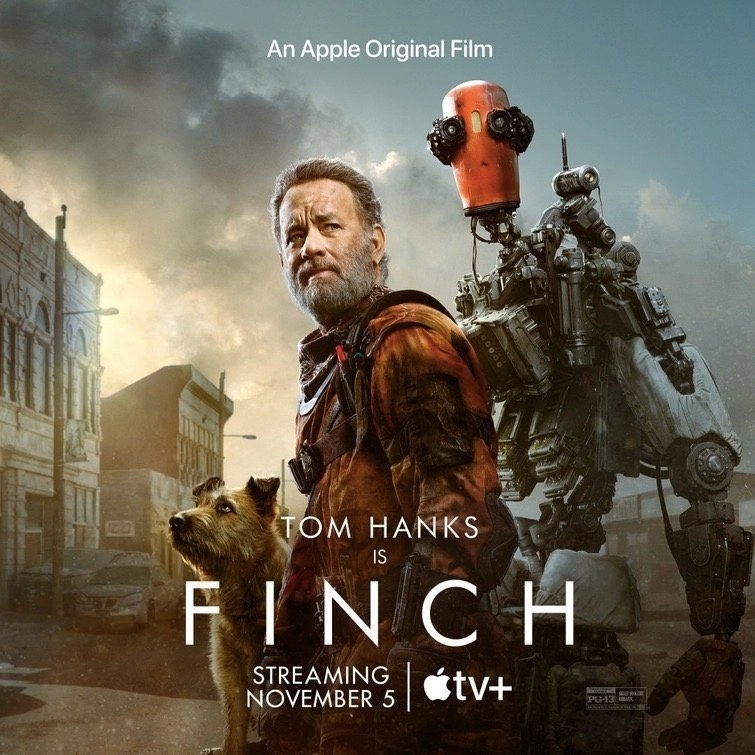 Tom Hanks' new film "Finch" exposed poster
