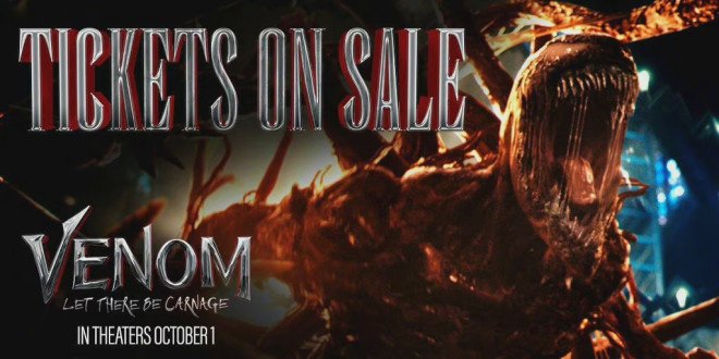 "Venom: Let There Be Carnage" reveals new stills and starts pre-sale, Tom Hardy and Venom are in the same frame