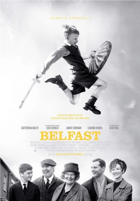 "Belfast" exposed the poster, and the teenager jumped up