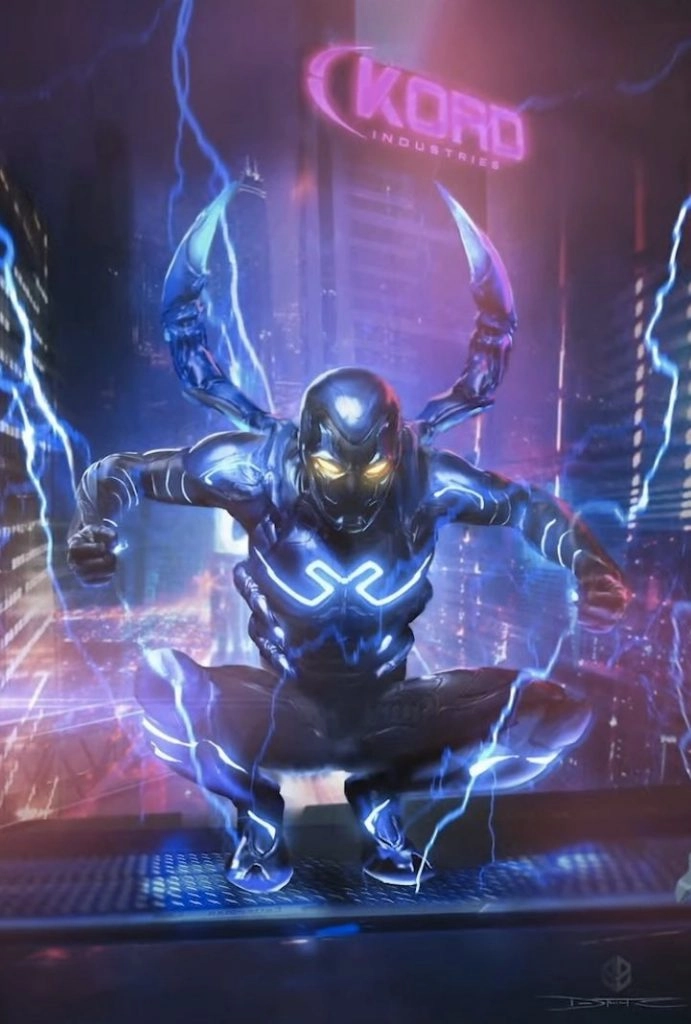 DC's new film "Blue Beetle" first exposure concept image