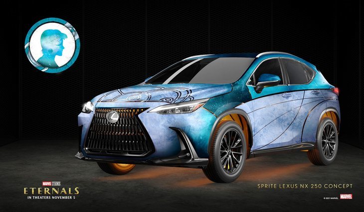 "Eternals": LEXUS co-branded with Marvel's new movie to launch 10 customized concept cars