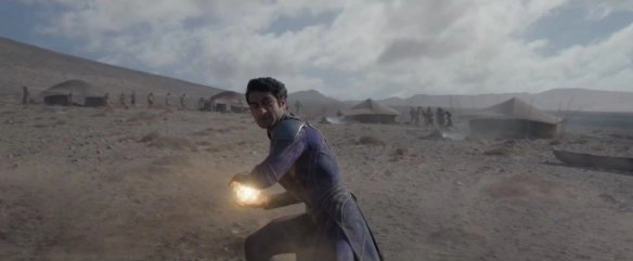 "Eternals" exposes "Run!" Official Clip and new stills, The Eternals wars the evil Deviants!