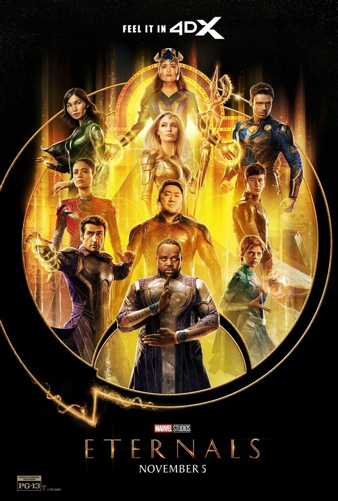 "Eternals" has released a lot of new posters! The settings of the ten protagonists were exposed