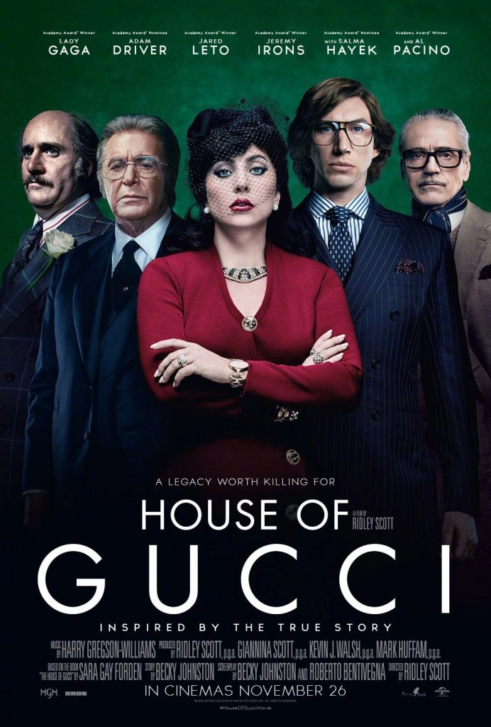 "House of Gucci" releases a new poster, Lady Gaga is full of aura