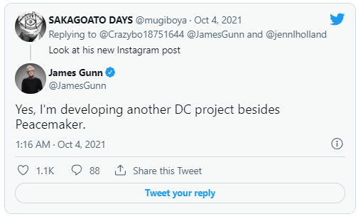 James Gunn revealed that he is preparing for the DC secret project