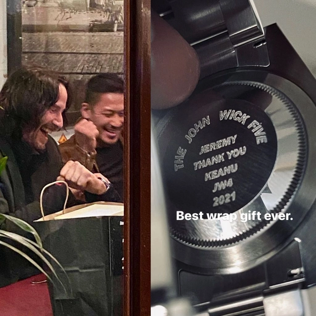 "John Wick: Chapter 4": Keanu Reeves gave Rolex watches to members of the stunt team