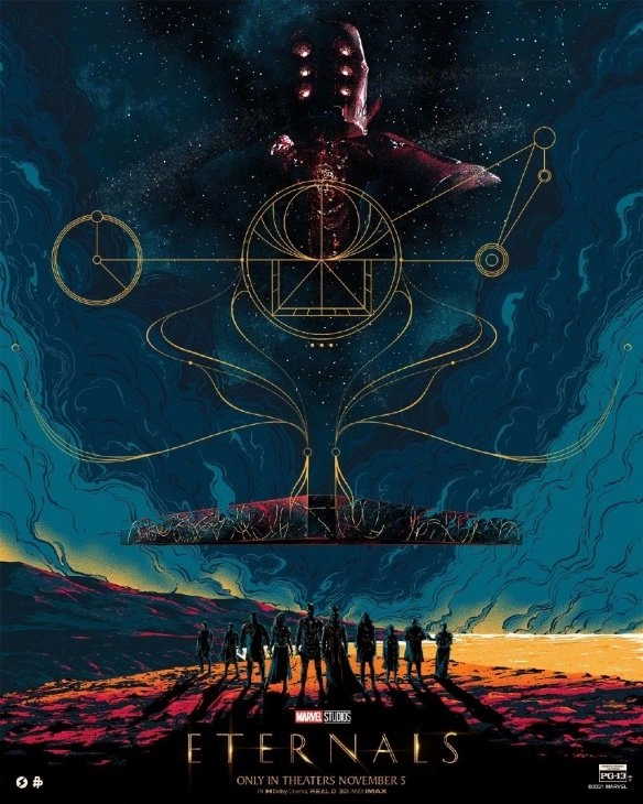 Marvel "Eternals" releases new art posters and Official "Evolve" Teaser Trailer!