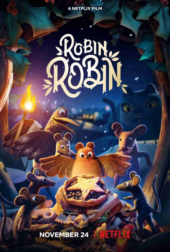 Netflix felt animated short "Robin Robin" first exposure trailer