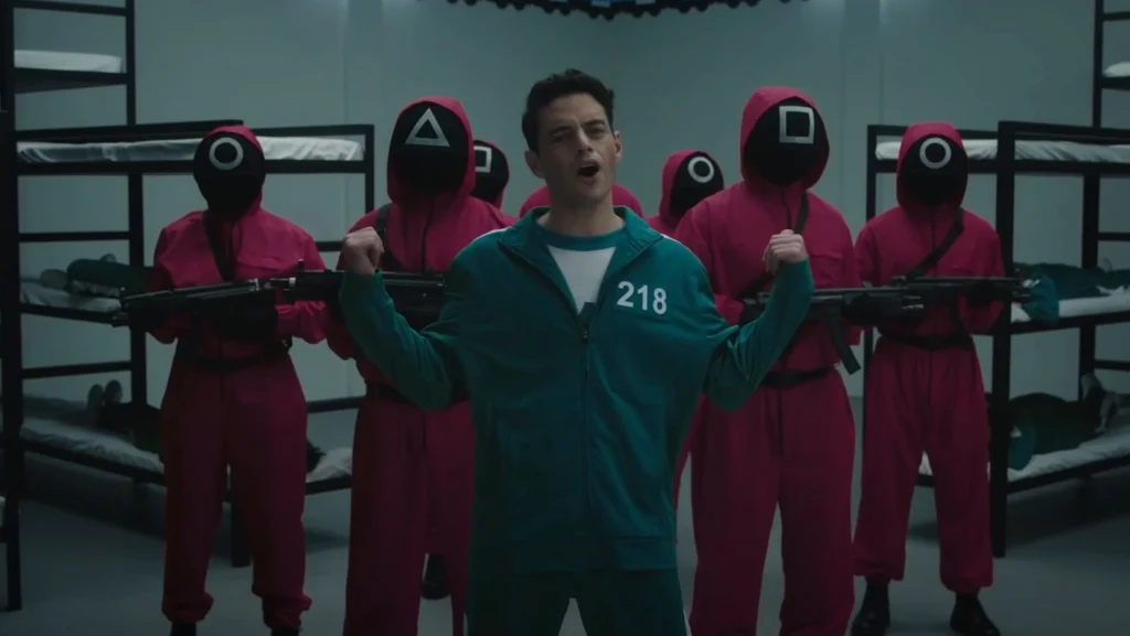 Rami Malek passionately interprets the "theme song" of "Squid Game"