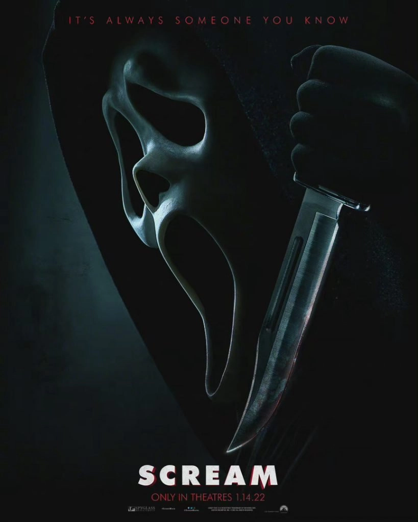 "Scream 5" exposed the poster, the "ghost face" killer reappeared