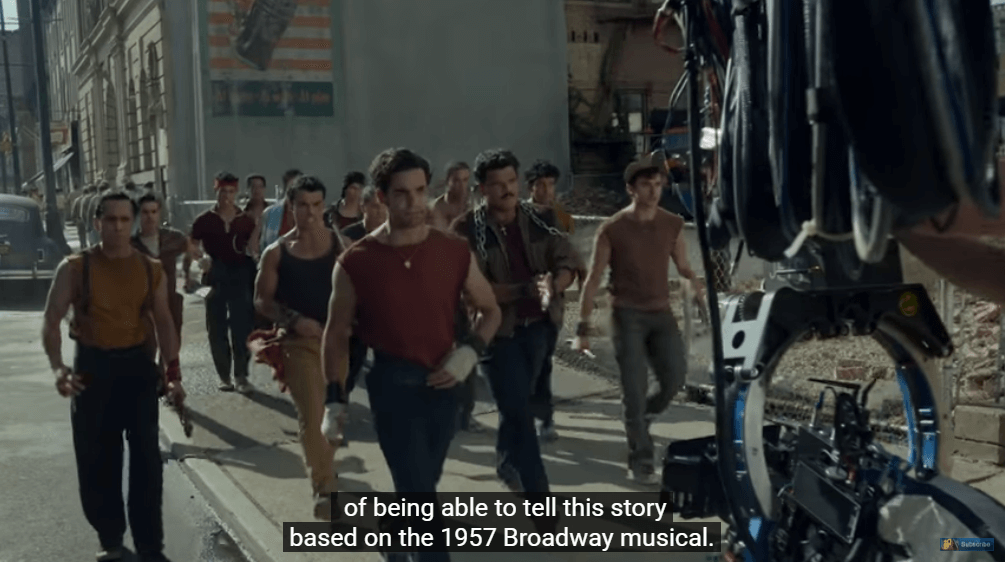 Spielberg's remake of "West Side Story" first exposure behind-the-scenes special