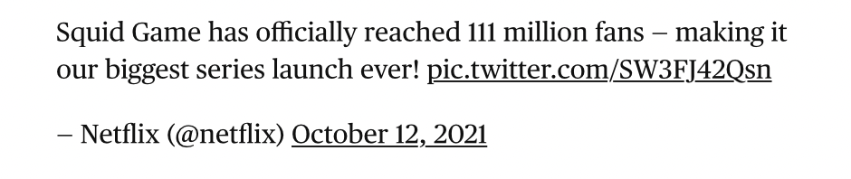 "Squid Game" will give Netflix a big profit of 900 million US dollars