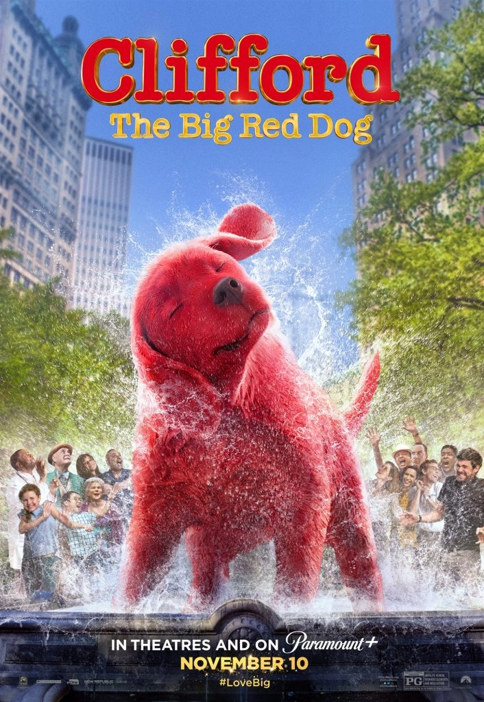 The live-action movie "Clifford the Big Red Dog" reveals a new trailer