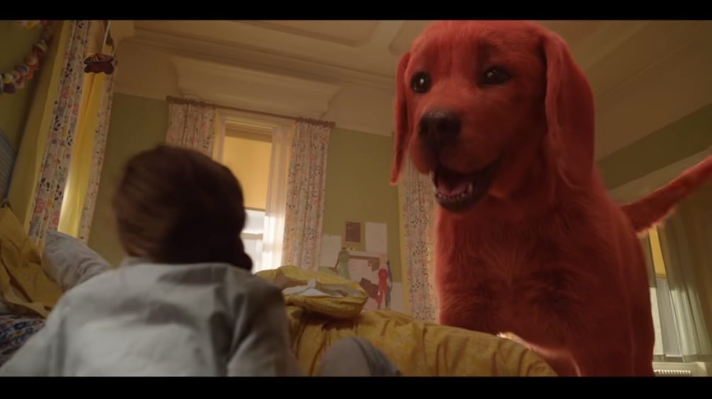 The live-action movie "Clifford the Big Red Dog" reveals a new trailer