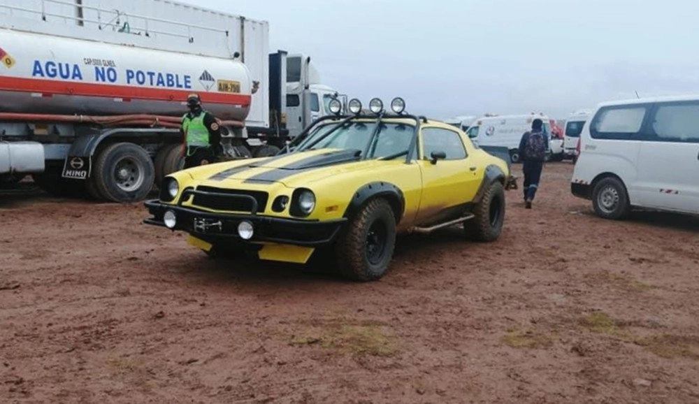 "Transformers: Rise of the Beasts" exposed the new Bumblebee vehicle